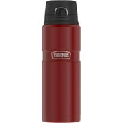 Thermos Stainless King Vacuum Insulated Stainless Steel Drink Bottle, 24oz, Matte Rustic Red