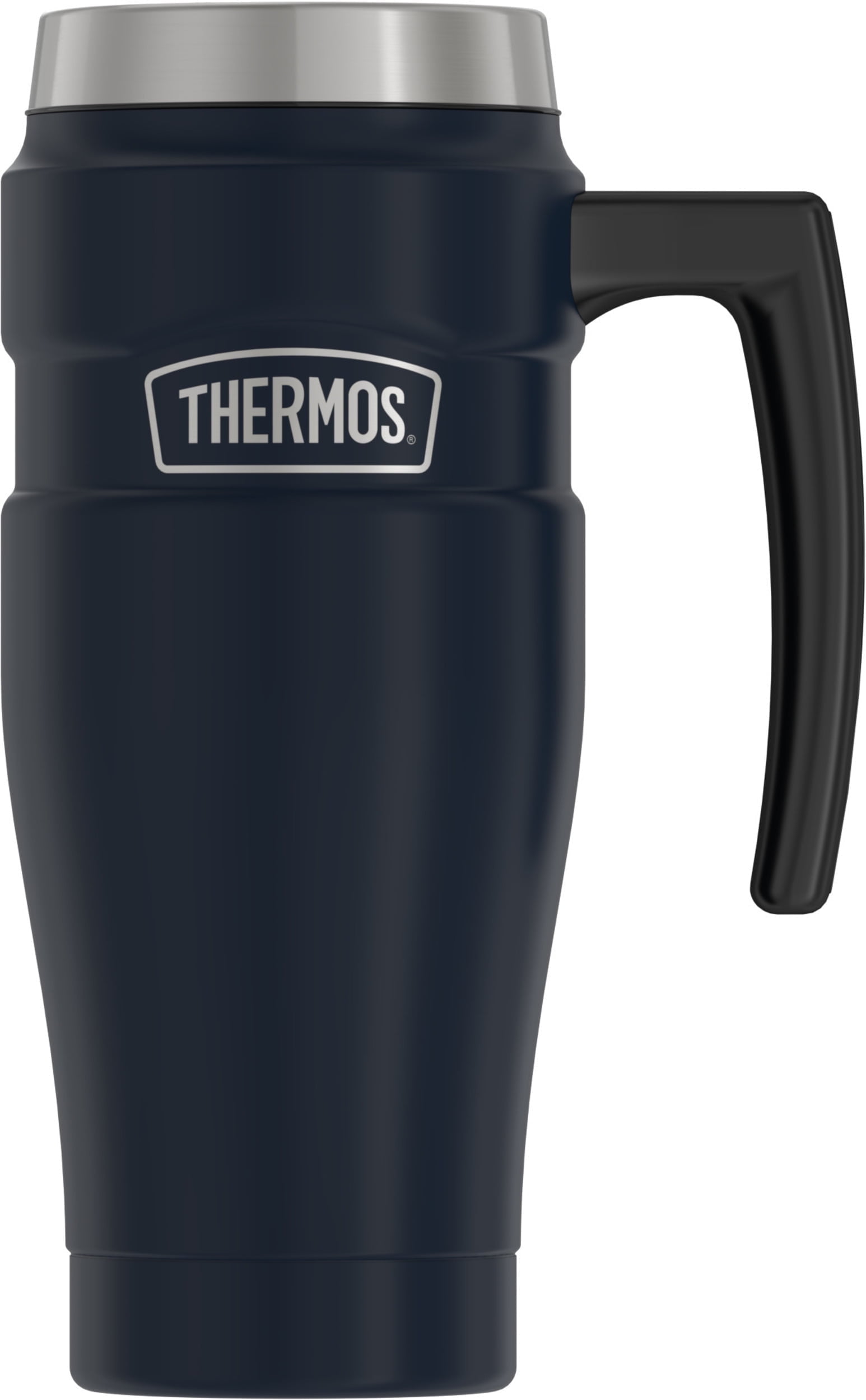 Thermos Brand 16oz Stainless King Vacuum Mug, Coffee Travel Spill