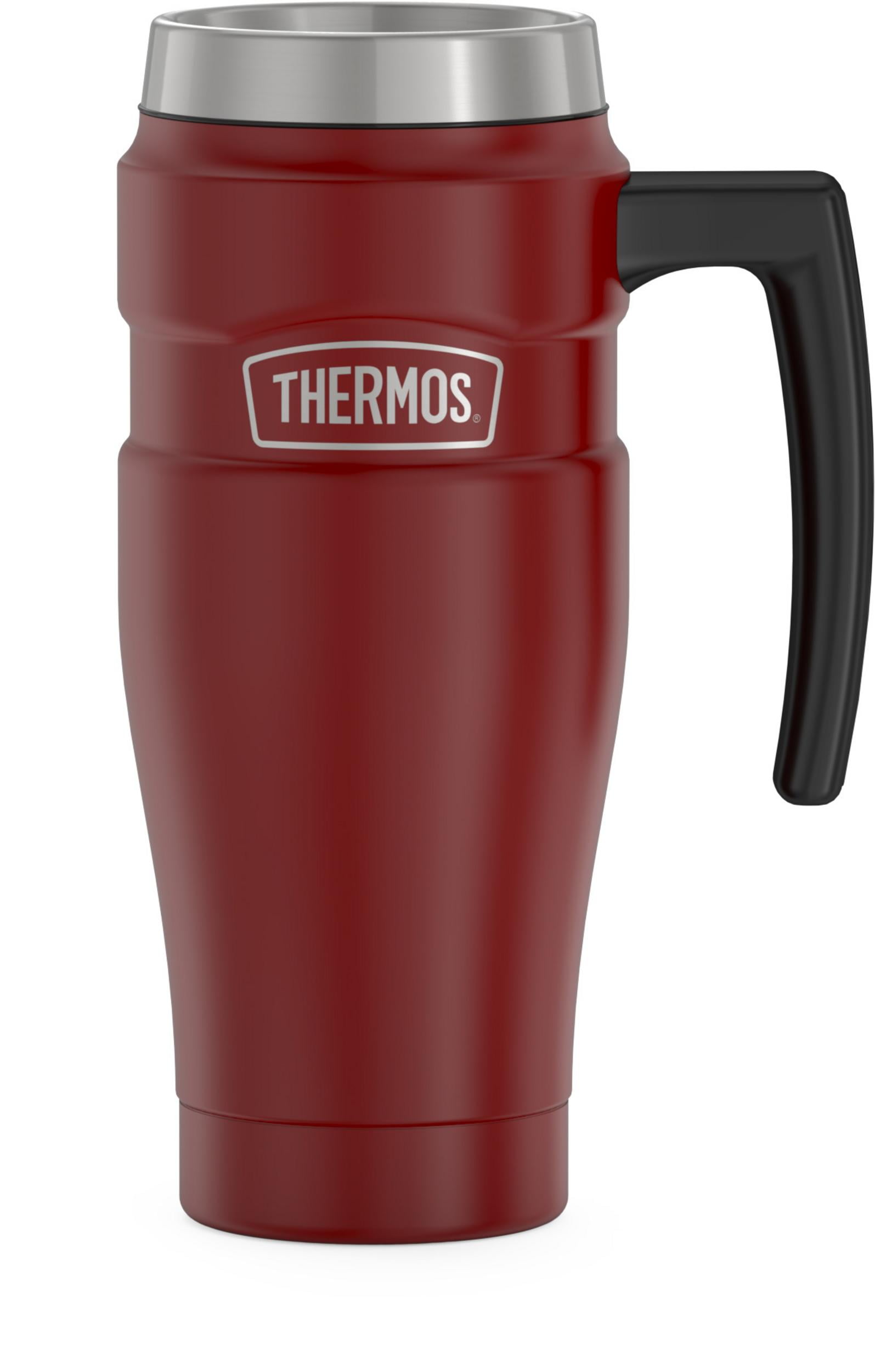 Thermos SK1005MR4 16-Ounce Stainless King Vacuum-Insulated Stainless Steel Travel Tumbler (Rustic Red)