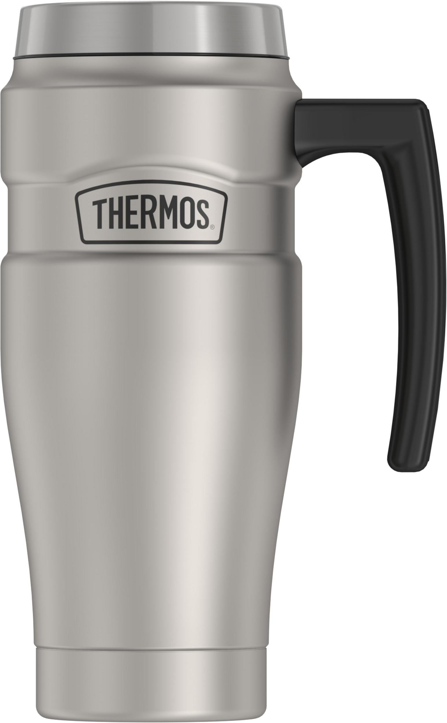 Buy Thermos Stainless King Series SK1000MDB4 Travel Mug, 16 oz Capacity,  Leak-Proof Lid, Stainless Steel, Midnight Blue 16 Oz, Midnight Blue