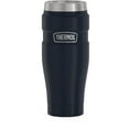 thumbnail image 1 of Thermos Stainless King Vacuum Insulated Stainless Steel Tumbler, 16oz, Matte Midnight Blue, 1 of 7