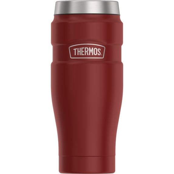 Thermos Stainless King Vacuum Insulated Stainless Steel Tumbler, 16oz, Matte Rustic Red