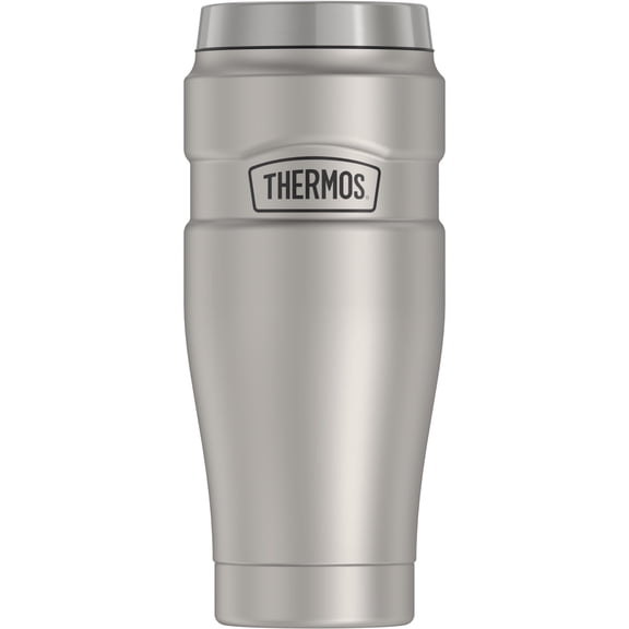 Thermos Stainless King Vacuum Insulated Stainless Steel Tumbler, 16oz, Matte Stainless Steel