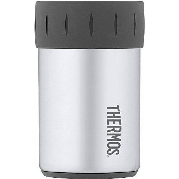Thermos Stainless Steel Beverage Can Insulator for 12 Ounce Can, Stainless Steel