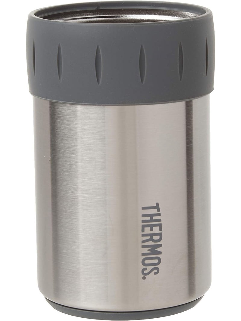 Thermos Stainless Steel Beverage Can Insulator for 12 Ounce Can