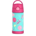 thumbnail image 1 of Thermos Stainless Steel Funtainer Water Bottle with Straw, Barbie, 12 Fluid Ounces, 1 of 9