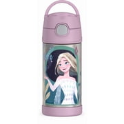 Thermos Stainless Steel Funtainer Water Bottle with Straw, Frozen, 12 Fluid Ounces