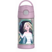 Thermos Stainless Steel Funtainer Water Bottle with Straw, Frozen, 12 Fluid Ounces