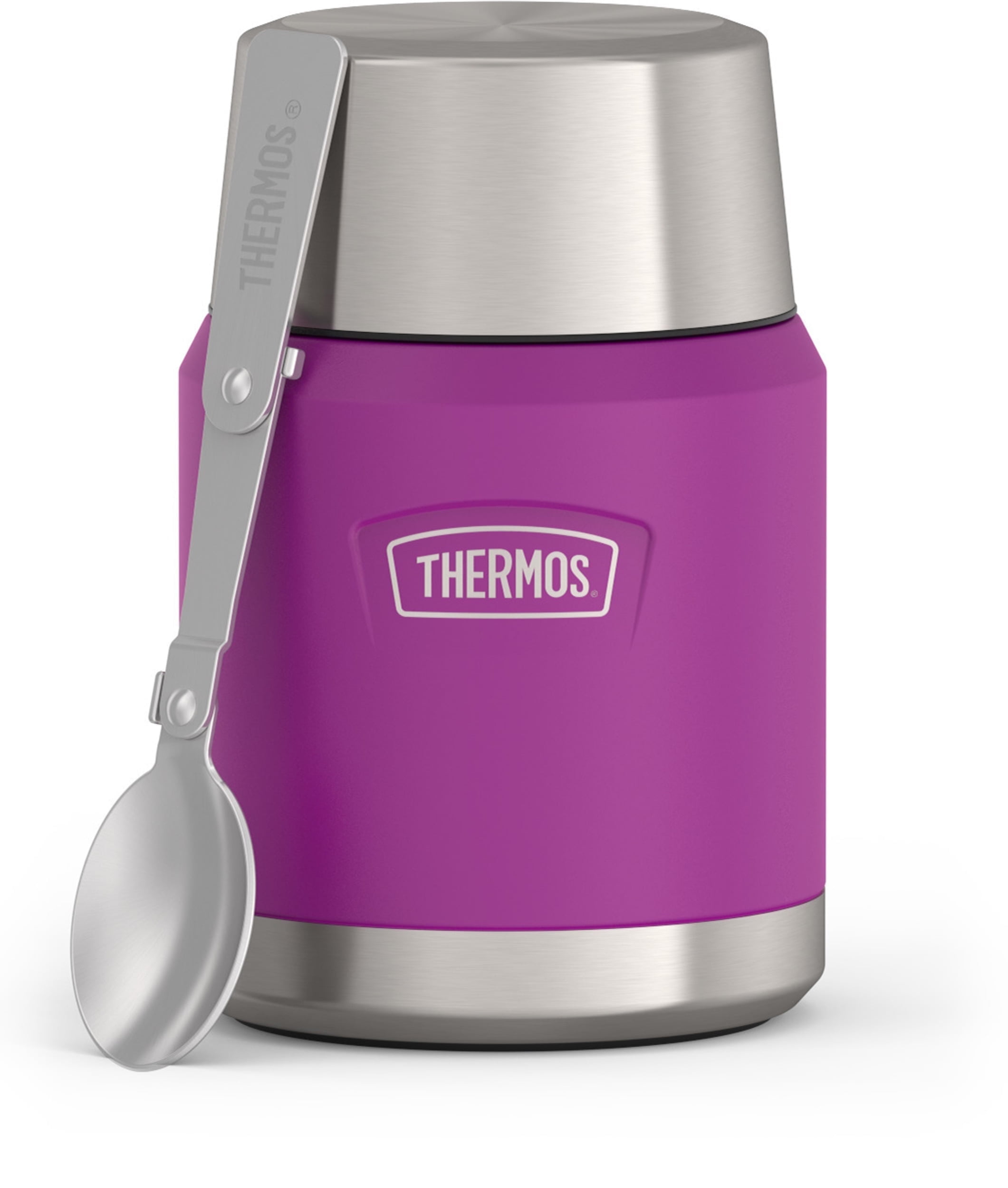 Thermos Stainless Steel Insulated Food Jar with Spoon, 16oz Thermos Stainless Steel Insulated Food Jar with Spoon, 16oz