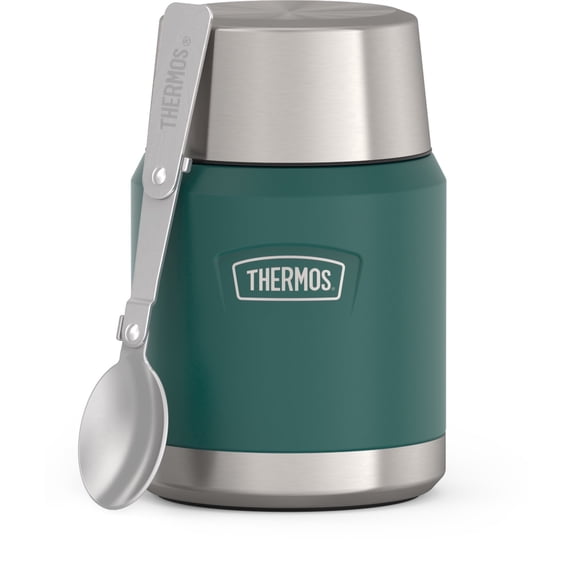 Thermos Stainless Steel Insulated Food Jar with Spoon, 16oz, Spruce