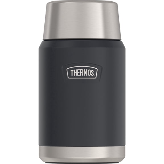 Thermos Stainless Steel Insulated Food Jar with Spoon, 24oz, Graphite