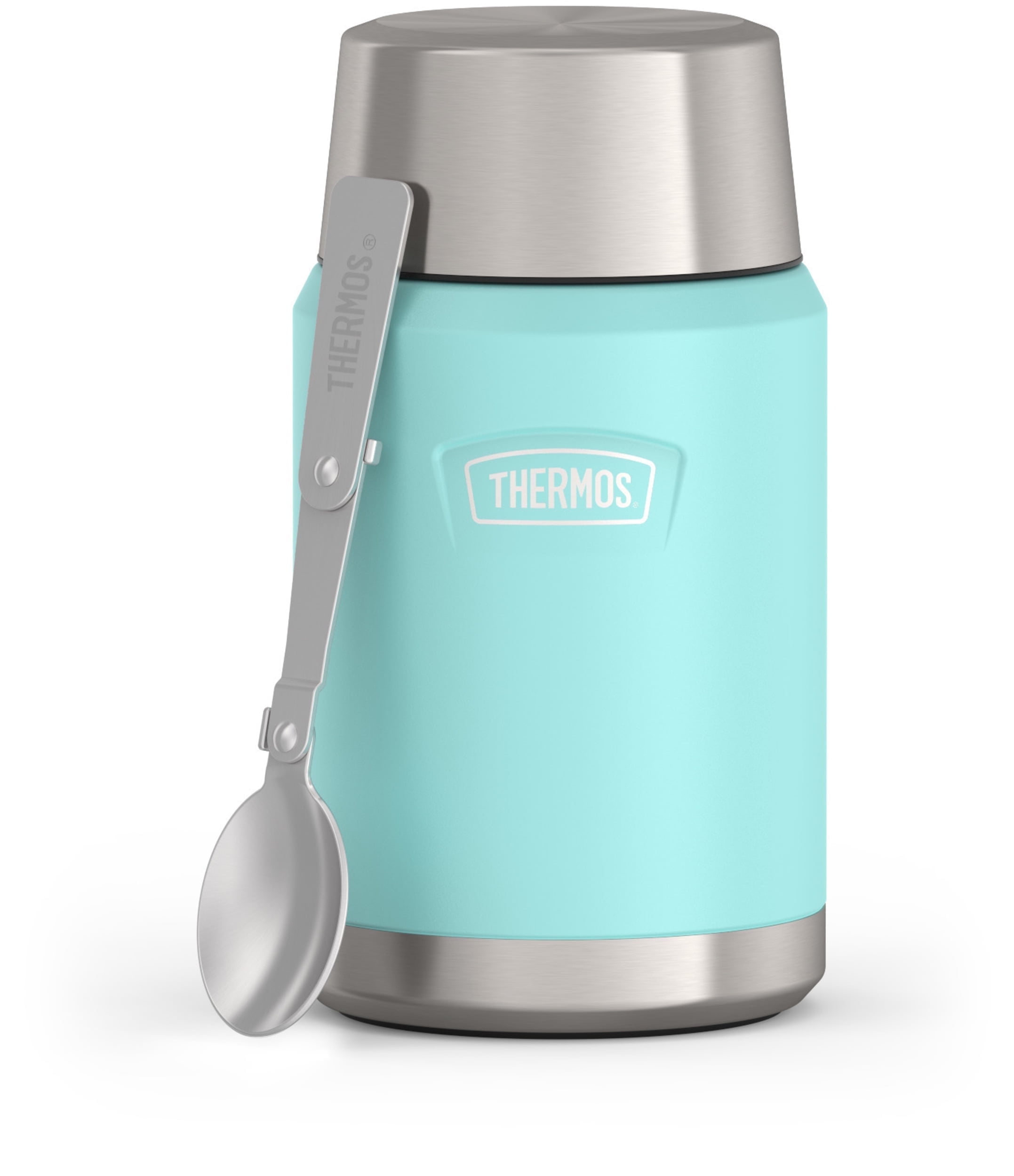 Thermos Stainless Steel Insulated Food Jar with Spoon, 16oz, Glacier - Walmart.com Thermos Stainless Steel Insulated Food Jar with Spoon, 16oz, Glacier - Walmart.com