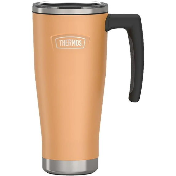 Thermos Stainless Steel Mug w/ Slide Lock Lid, Melon, 18 oz