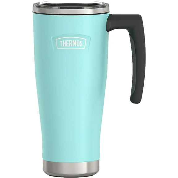 Thermos Stainless Steel Mug w/ Slide Lock Lid, Sea Green, 18 oz