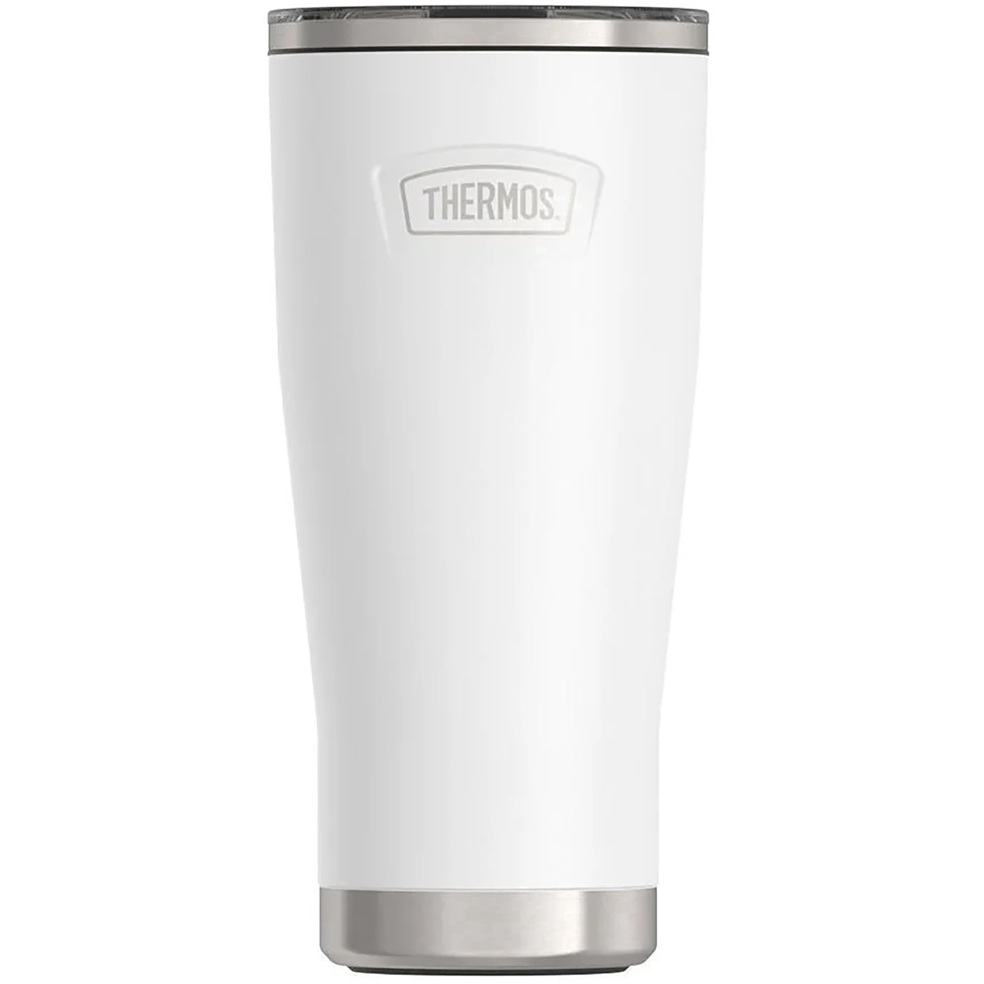 Thermos Stainless Steel Tumbler, w/ Slide Lock Lid, White, 24 oz