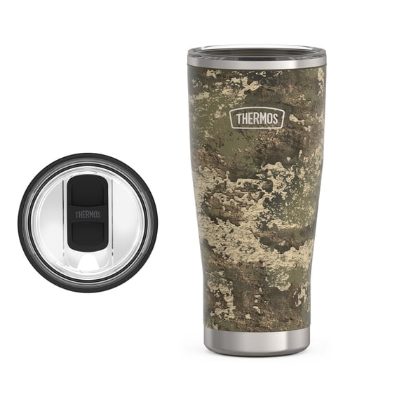 Thermos Stainless Steel Tumbler, w/ Slide Lock Lid, True Timber Strata, 24 oz