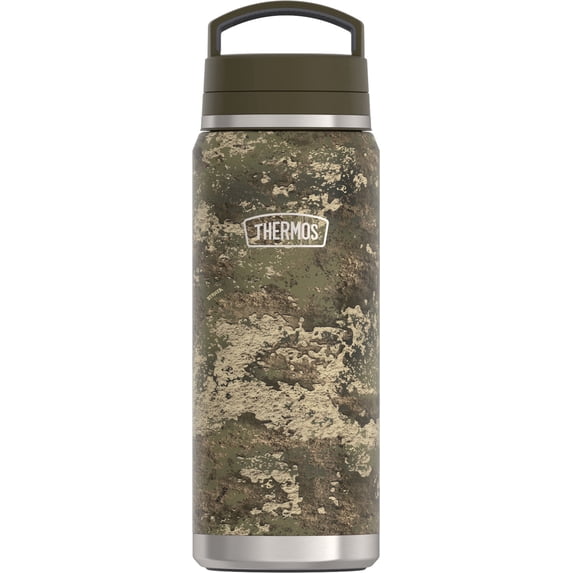 Thermos Stainless Steel Vacuum Insulated Dual Flow Bottle, True Timber Strata, 40oz