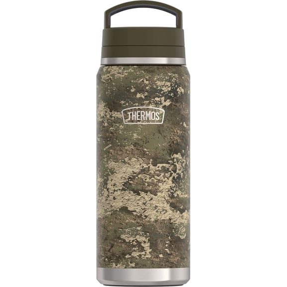 Thermos Stainless Steel Vacuum Insulated Dual Flow Bottle, True Timber Strata, 40oz