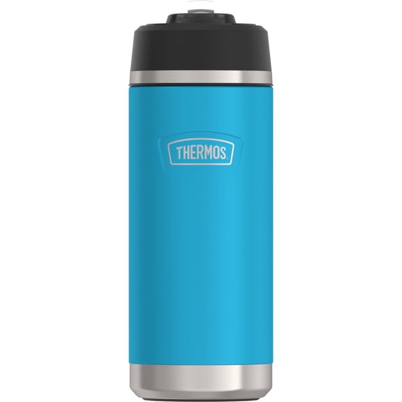 Thermos Stainless Steel Vacuum Insulated Icon Straw Bottle, Dark Teal, 18oz