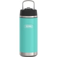 thumbnail image 1 of Thermos Stainless Steel Vacuum Insulated Icon Straw Bottle, Seafoam, 18oz, 1 of 6