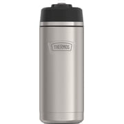 Thermos Stainless Steel Vacuum Insulated Icon Straw Bottle, Stainless Steel, 18oz