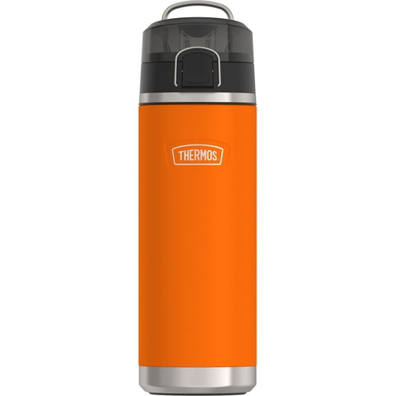 Thermos ICON Series Stainless Steel Vacuum Insulated Water Bottle with Spout, Orange, 24oz