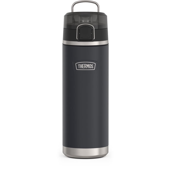 Thermos ICON Series Stainless Steel Vacuum Insulated Water Bottle w/ Spout, Graphite, 24oz
