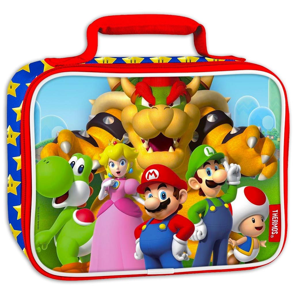 super mario insulated lunch bag