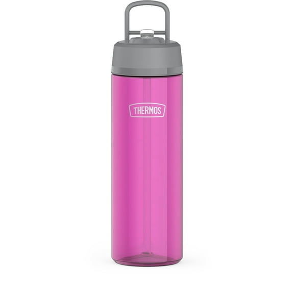 Thermos Tritan Water Bottle with Flip Up Straw, 26oz, Aubergine