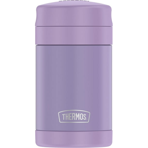 Thermos Vacuum Insulated Food Jar with Folding Spoon, Lavender, 16 ...