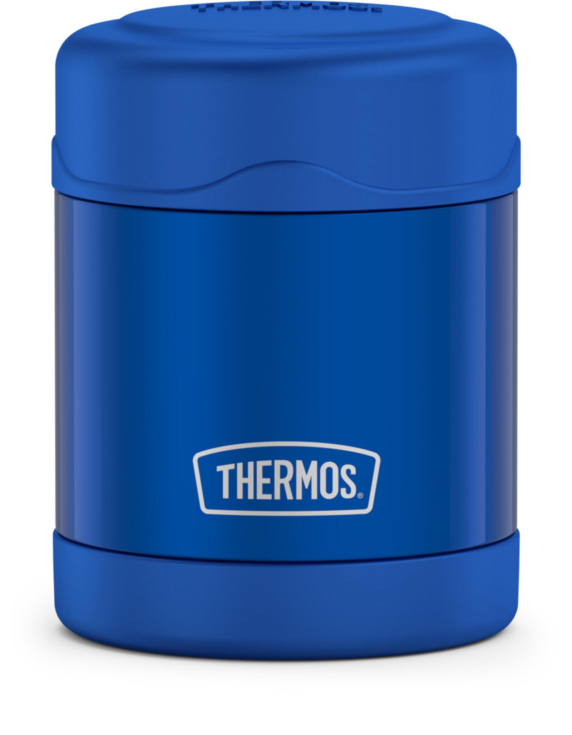 Thermos Vacuum Insulated Funtainer Food Jar, Blue, 10 ounce