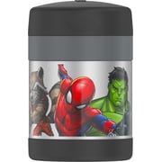 Thermos Vacuum Insulated FUNtainer Food Jar with Spoon, Marvel Universe, 10 oz