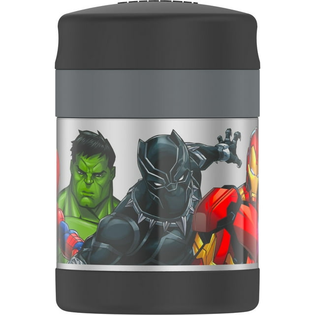 Thermos Vacuum Insulated Funtainer Food Jar with Spoon, Marvel Universe