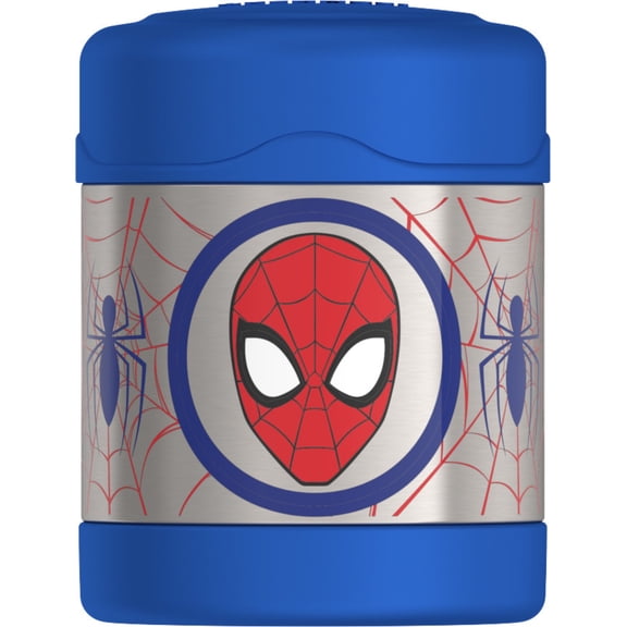 Thermos Vacuum Insulated Stainless Steel FUNtainer Food Jar, Spiderman, 10 oz
