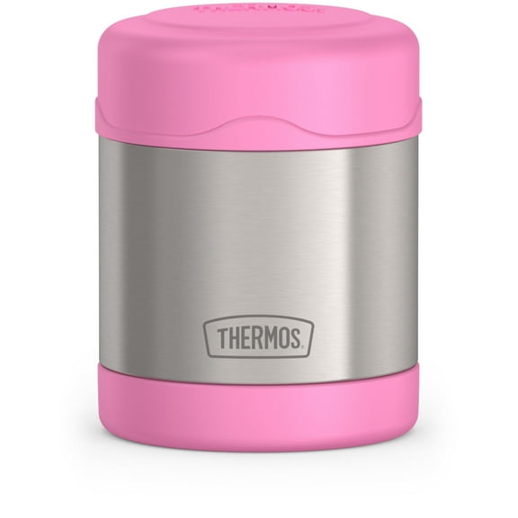 Thermos Vacuum Insulated Stainless Steel Food Jar, 10oz, Light Pink