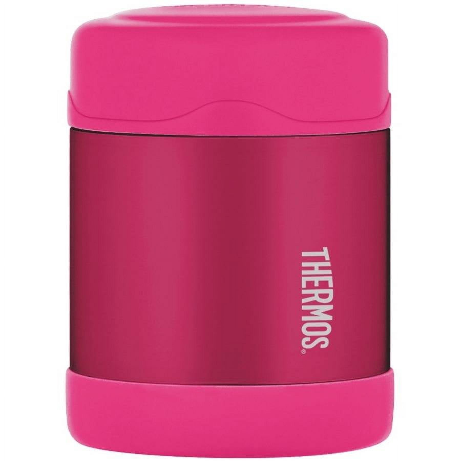 Thermos Vacuum Insulated Stainless Steel Food Jar, 10oz, Pink