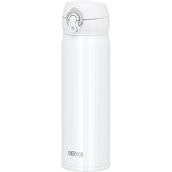 Thermos Water Bottle Vacuum Insulated Mobile Mug 500ml White Gray JNL-505 WHGY// Cold