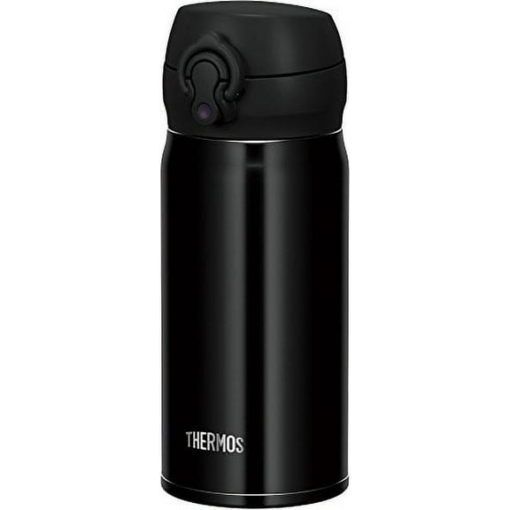 Thermos Water bottle Vacuum insulated mobile mug [One-touch open type] 350ml Jet black JNL-353 JTB// Steel