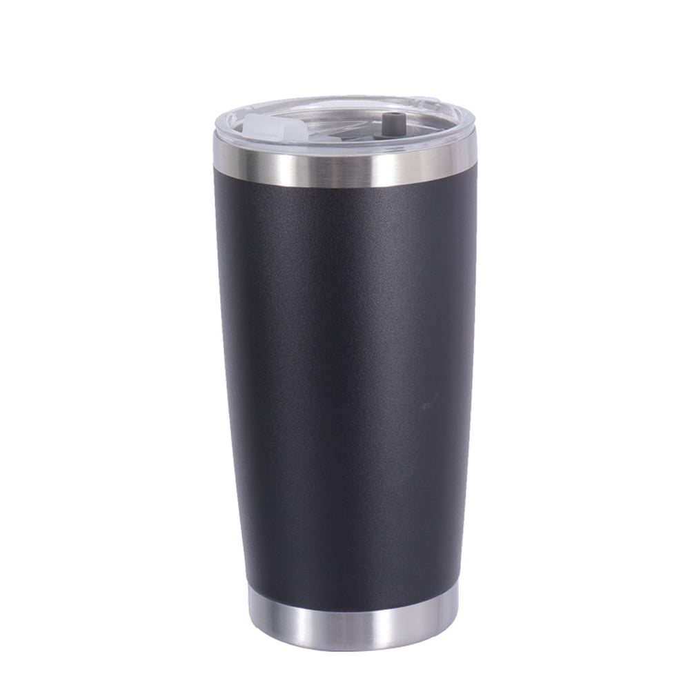 Thermos mug, Stainless steel, 600ml, Black