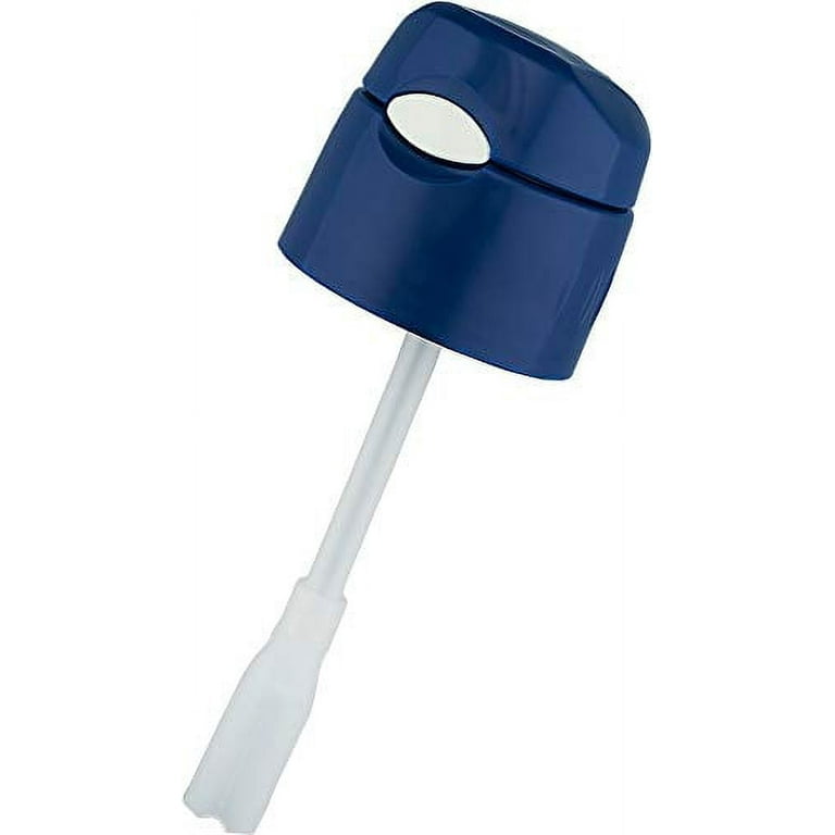 Thermos replacement parts Straw bottle (FHL-400) Cap unit (with straw set  and packing) Blue navy 