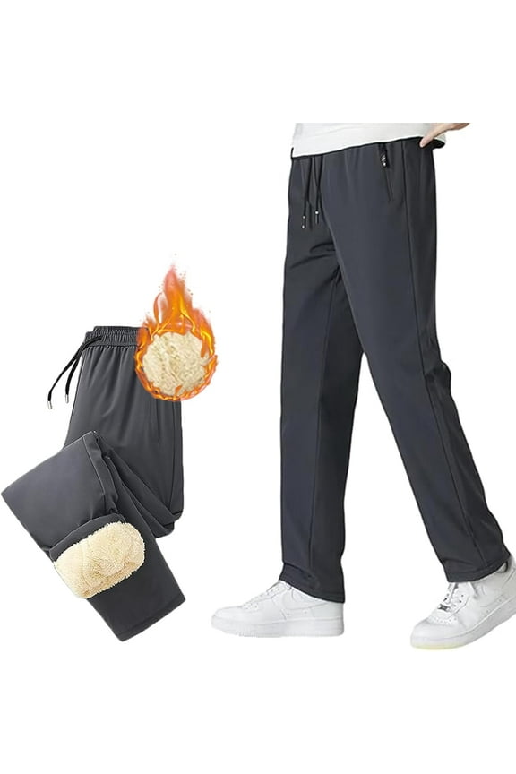 Thermoseal - Waterproof & Windproof Thermal Pants, Mens Snow Pants, Fleece Lined Pants Men, Insulated Pants