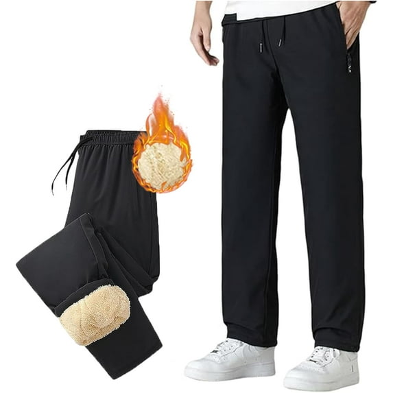 Thermoseal - Waterproof & Windproof Thermal Pants, Mens Snow Pants, Fleece Lined Pants Men, Insulated Pants