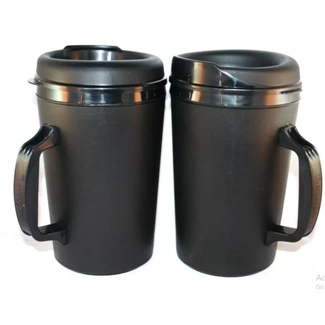 Thermoserv Foam Insulated 34 oz ThermoServ Travel Mugs Black