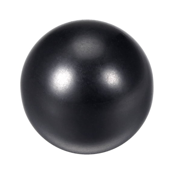 Thermoset Ball Knob M8 Female Threaded Machine Handle 25mm Dia. Black