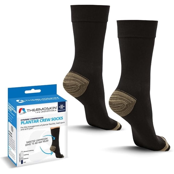 Thermoskin Plantar FXT Compression Socks - Crew, X-Small