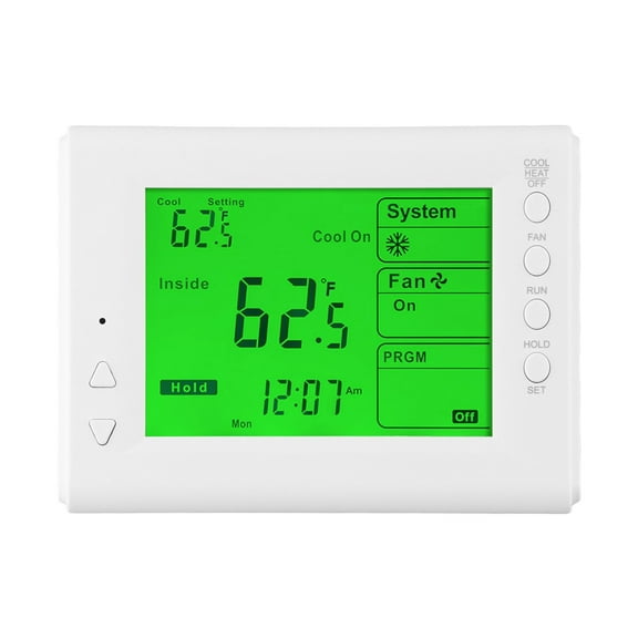 Thermostat 5+2 Programmable for Multistage Hvac Systems for Gas,Electric Systems