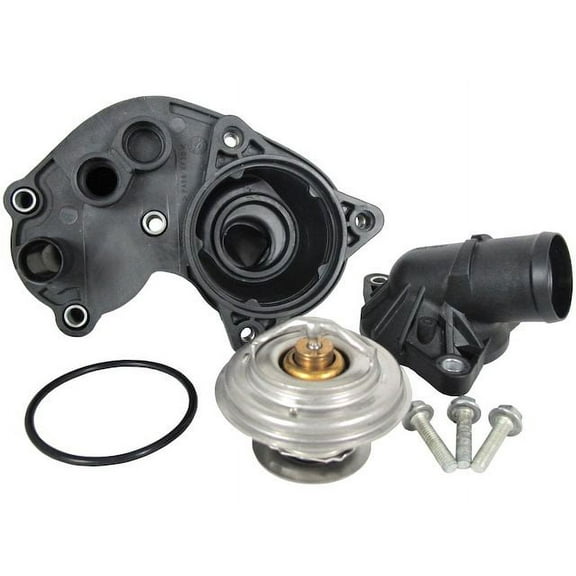 Thermostat Assembly - Compatible with 2001 - 2010 Ford Explorer 4-Door 2002 2003 2004 2005 2006 2007 2008 2009