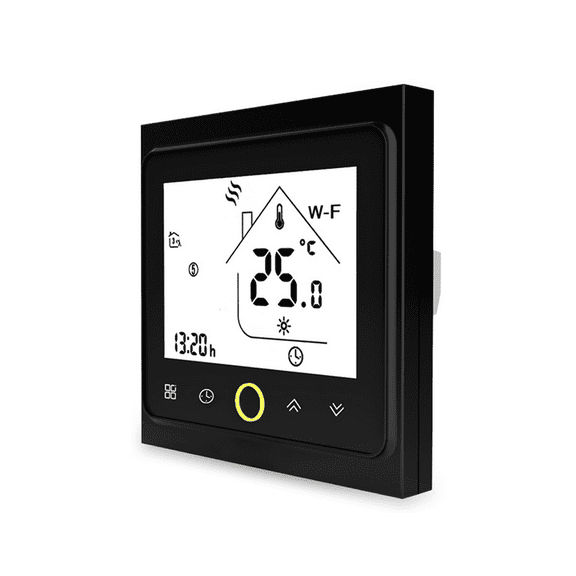 Thermostat,/ Boiler With / Water / Wi-fi Temperature / Temperature Water White Compatible Wi Fi Compatible With Temperature Boiler Temperature App -- Temperature App Wi-fi 5a Water App