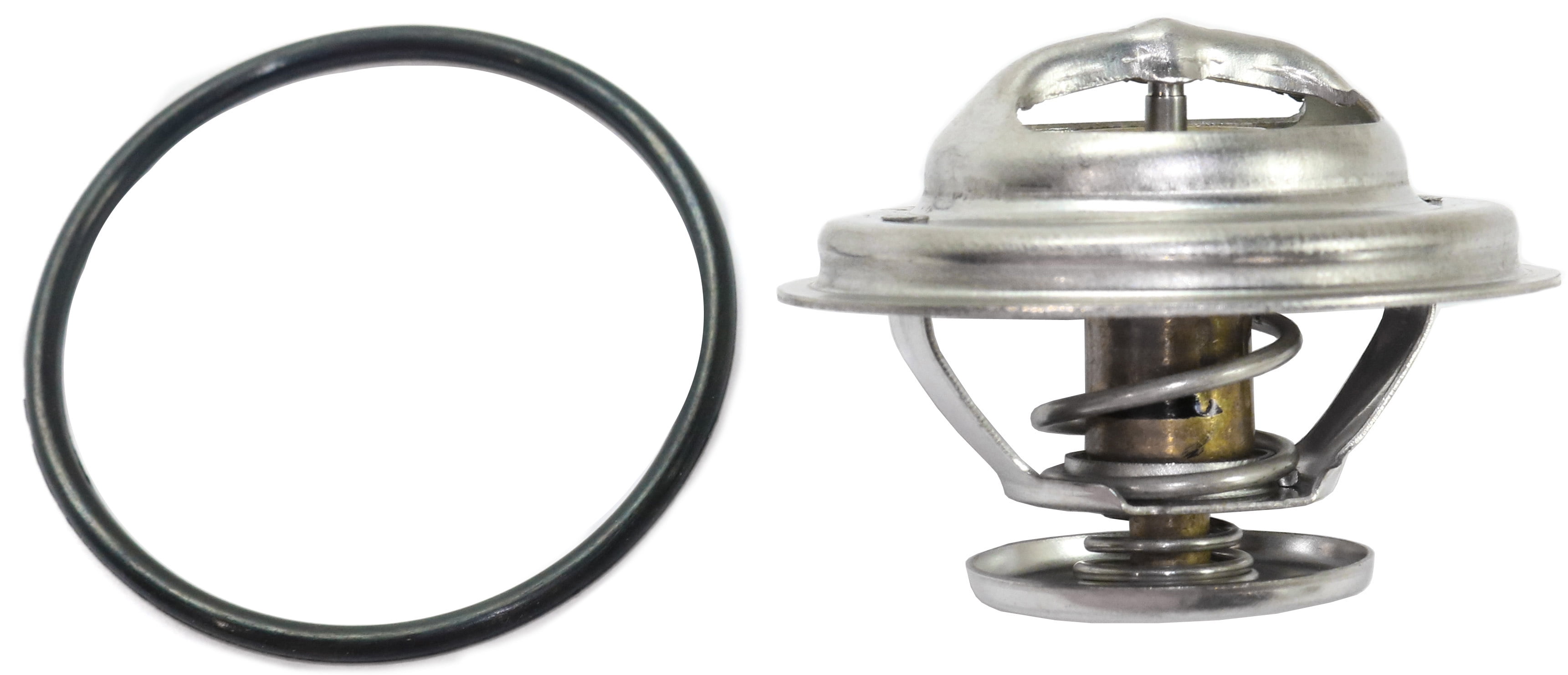 Thermostat Compatible with 1992-1995 BMW 320i 1998-1999 BMW 323i 1998-1999 BMW 323is 1992-1995 BMW 325i 1992-1995 BMW 325is 1996-1999 BMW 328i 1996-1999 BMW 328is 6Cyl 2.5L Stainless Steel