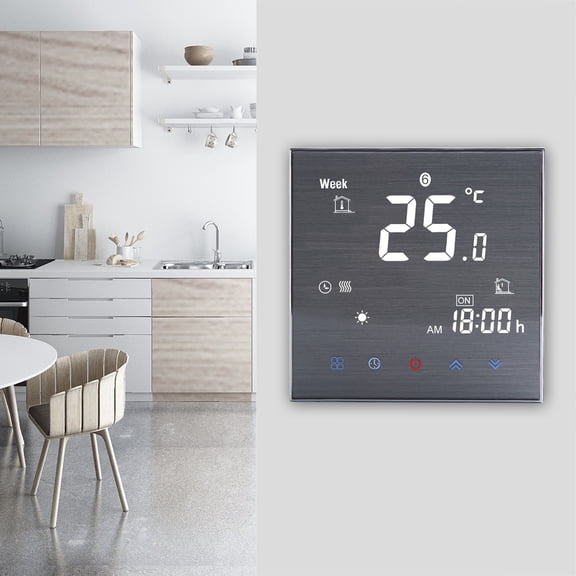 Thermostat,Floor Temperature Display Button Lcd Display With 95 95-240v Lcd 95-240v Display 95 240v Floor Button Floor Temrature Lcd Button 5a Floor 95 Water Floor Lcd Floor Button Lcd